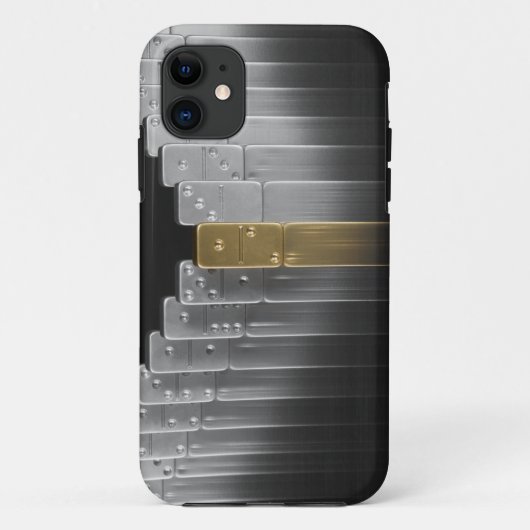 Goud- en zilverdominosen Case-Mate iPhone case (Achterkant)
