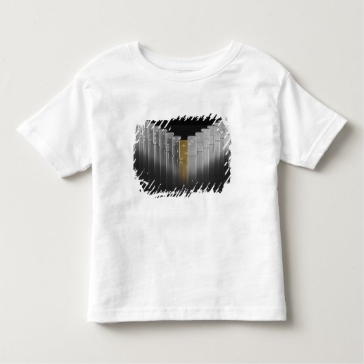 Goud- en zilverdominosen kinder shirts (Voorkant)