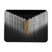 Goud- en zilverdominosen magneet (Horizontaal)