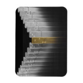 Goud- en zilverdominosen magneet (Verticaal)