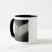 Goud- en zilverdominosen mok (Voorkant links)