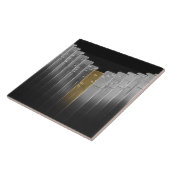 Goud- en zilverdominosen tegeltje (Zijkant)