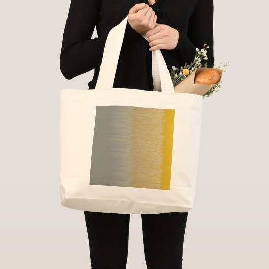 Goud en Zilveren Assemblage Grote Tote Bag (Voorkant (product))