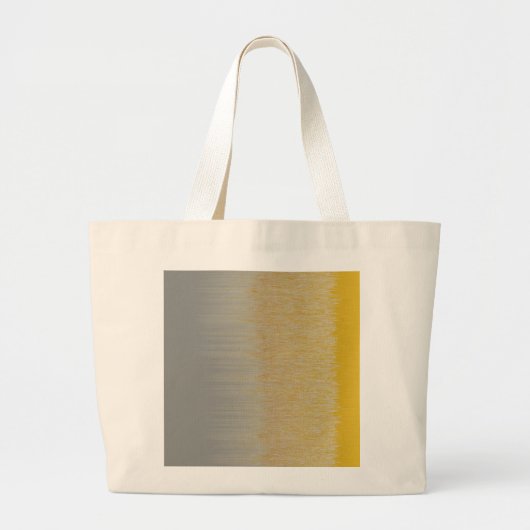 Goud en Zilveren Assemblage Grote Tote Bag (Voorkant)