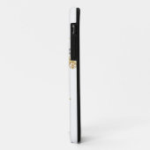 Goud en zilveren Kerstmis Case-Mate iPhone Case (Achterkant/links)