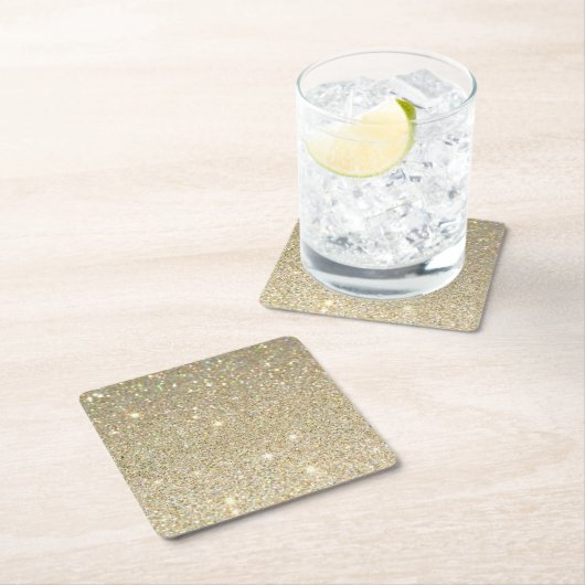 goud- en zilverglitter kartonnen onderzetters (Insitu)