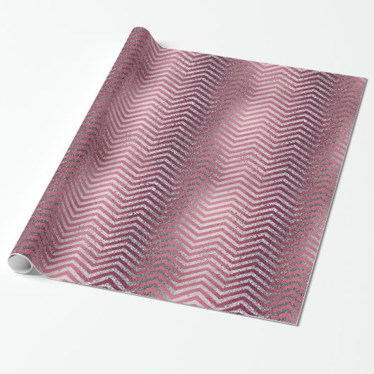 Goud en zilverglitter, voor grafisch roos cadeaupapier (Uitgerold)