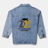 Goud- en zilverklasse van 2025 Afstuderen Denim Jacket (Achterkant)