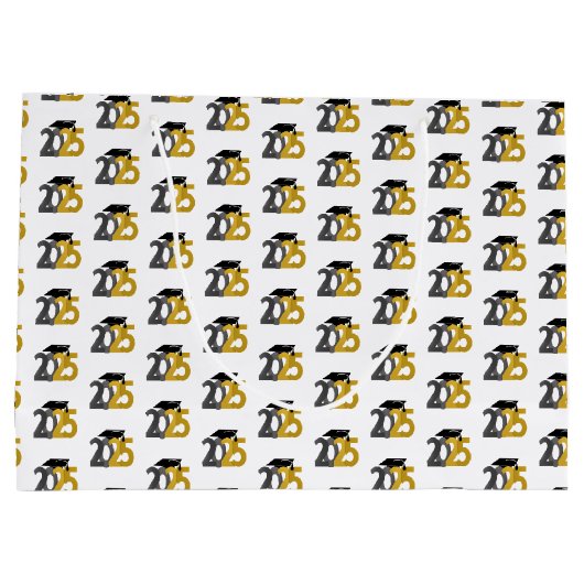 Goud- en zilverklasse van 2025 Afstuderen Groot Cadeauzakje (Achterkant)