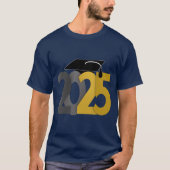 Goud- en zilverklasse van 2025 Afstuderen T-shirt (Voorkant)
