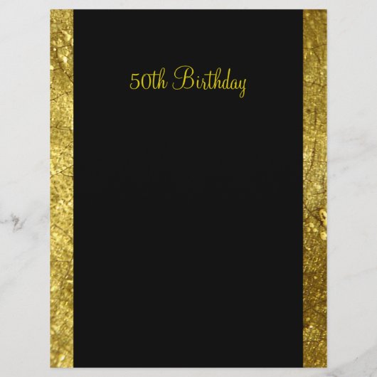 Goud en zwart (Achterkant)