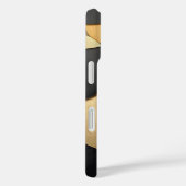 Goud en zwart Abstract geometrisch patroon Case-Mate iPhone Case (Achterkant / Rechts)