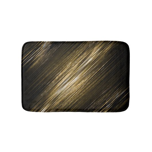 goud en zwart badmat (Voorkant)