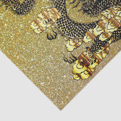 Goud en zwart Chinees papier voor drakenpapier (Detail)