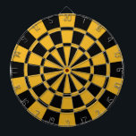 Goud en zwart dartbord<br><div class="desc">Gold en Black Dart Board</div>