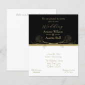 Goud en Zwart Elegant Gouden Verdeler (Voorkant / Achterkant)