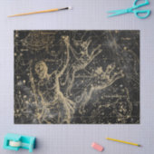 Goud en zwart Galaxy Star Map Series Design 6 Tissuepapier (Craft)