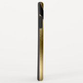 Goud en zwart geometrisch ontwerp Case-Mate iPhone case (Achterkant/rechts)