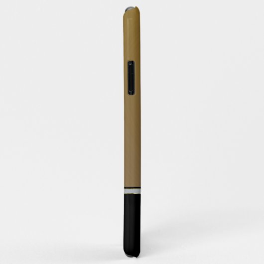 Goud en zwart gepolijst metaal Case-Mate iPhone case (Achterkant/rechts)