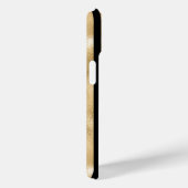 Goud en Zwart Gestreept Case-Mate iPhone Case (Achterkant / Rechts)