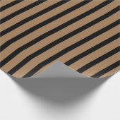 Goud en zwart, gestreept papier (Hoek)