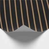 Goud en zwart, gestreept papier (Hoek)