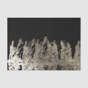 Goud en zwart glam - Boom Rustic Forest Wedding Tissuepapier