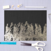 Goud en zwart glam - Boom Rustic Forest Wedding Tissuepapier (Craft)