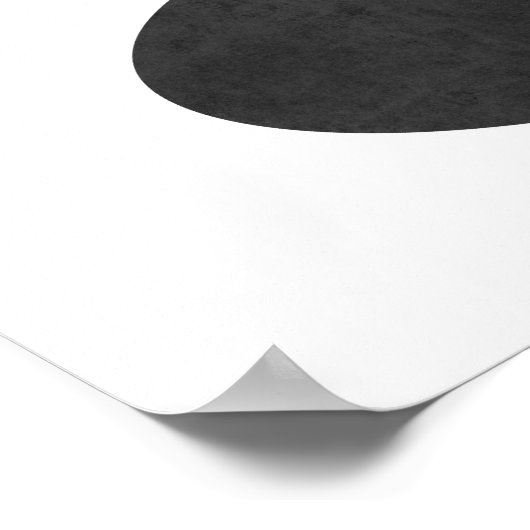 Goud en zwart, ingevroren, inzetbare kunst Matig m Poster (Hoek)