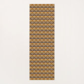 Goud en zwart kleed geïnspireerd yogamat (Achterkant)