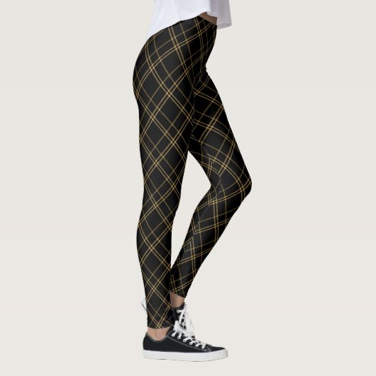 Goud en zwart leggings (Rechts)