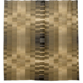 Goud en zwart lint-douchergordijn douchegordijn
