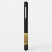 Goud en zwart marmer met goudfolie en glitter Case-Mate iPhone case (Achterkant/links)