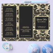 Goud  en Zwart Menu & Prijzen (Enkel)