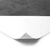 Goud en zwart Modern minimale geometrische kunst Poster (Hoek)