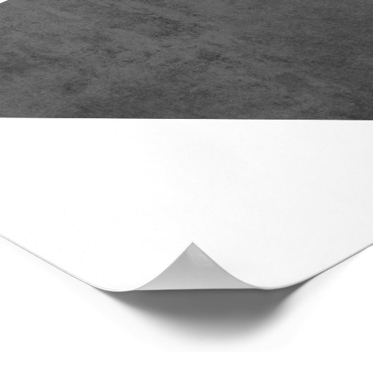 Goud en zwart Modern minimale geometrische kunst Poster (Hoek)