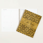 Goud en zwart nieuwjaar planner (Display)