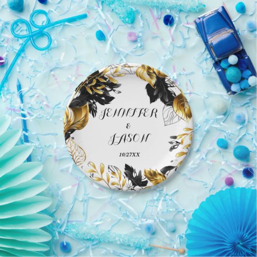 Goud en zwart papier met speciaal Bord (Feest)