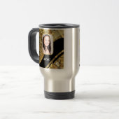 Goud en zwart reisbeker (Voorkant links)