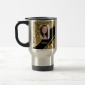 Goud en zwart reisbeker (Links)