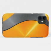 Goud en zwart Roestvrij staal Case-Mate iPhone Case (Achterkant (horizontaal))