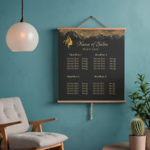 Goud en zwart Salon