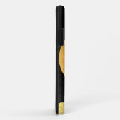 Goud en zwart Spiral Patroonstaal Metaal 2 Case-Mate iPhone Case (Achterkant/rechts)