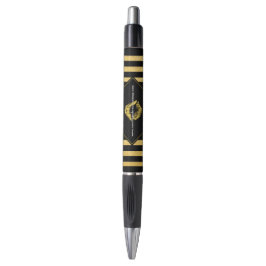 Goud en zwart strips met God Lipstick Smooch Pen