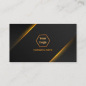 Goud en zwart visitekaartje (Voorkant)