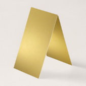 Goud en zwart visitekaartje (Achterkant)