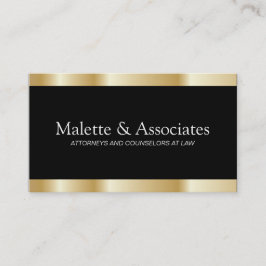 Goud en zwart Visitekaartje