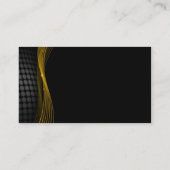 Goud en zwart Visitekaartje (Achterkant)