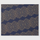 Goud en zwart wasbakkerpapier cadeaupapier (Vlak)