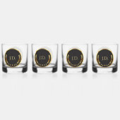 Goud en zwart whiskey glas (Achterkant)
